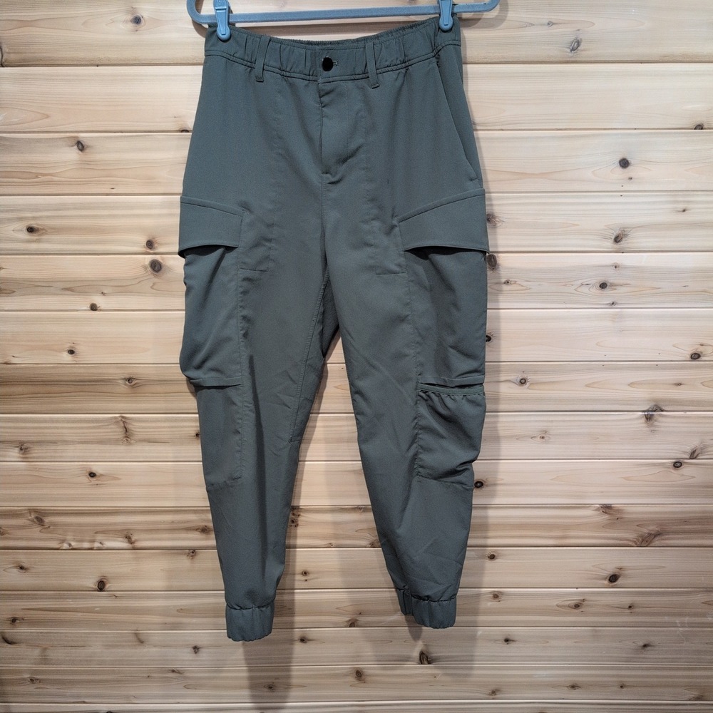 Lululemon Mens Cargo Pocket Jogger Pants Olive Green LM5ASKS Size 30